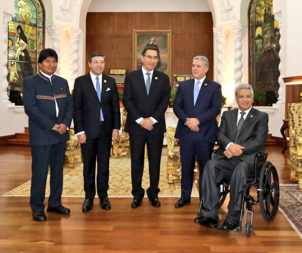 Resultado de imagen para Consejo Presidencial Andino