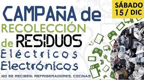 Campaña de recolección de residuos electrónicos