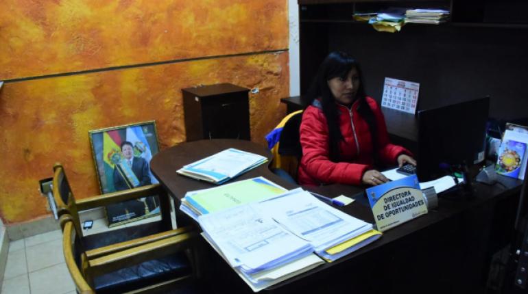 La directora de Igualdad de Oportunidades de la Secretaria de Desarrollo Humano, Aracely Mamani. | Carlos López