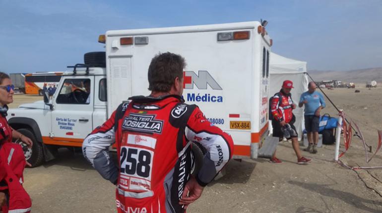 Resultado de imagen para Wálter Nosiglia y su hijo abandonan el Dakar 2019