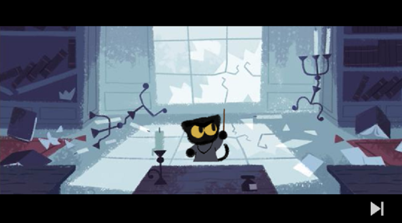 Google entra no clima de Halloween com fantasmas e novo doodle