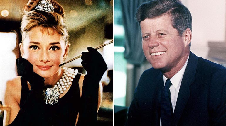 John F. Kennedy y Audrey Hepburn fueron amantes
