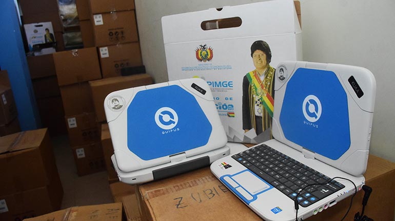 Más de mil computadoras Quipus siguen guardadas en Vinto por deuda a Ministerio | Los Tiempos Más de mil computadoras Quipus siguen guardadas en Vinto por deuda a Ministerio | Los Tiempos