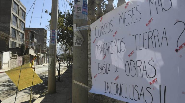 Vecinos protestan por trabajos inconclusos en la calle Litoral | Los ...