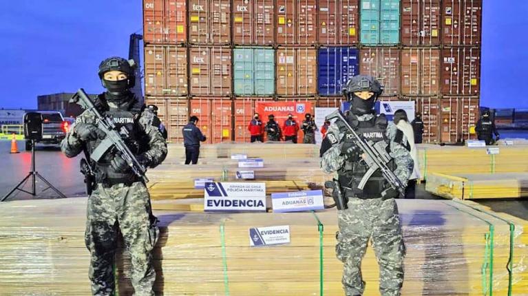 Piden explicaciones sobre droga incautada en puerto de Chile