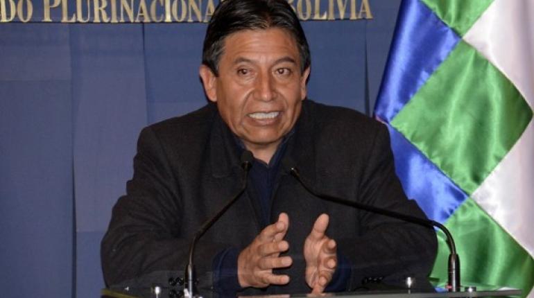 El canciller David Choquehuanca.