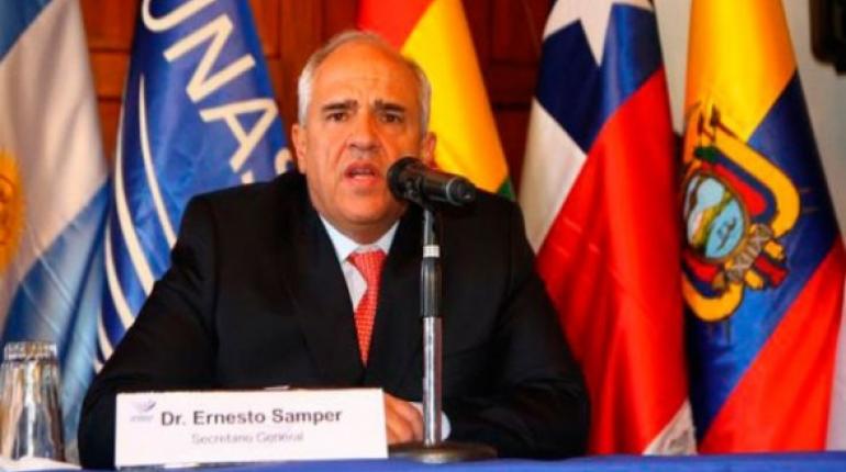 El secretario General de Unasur, Ernesto Samper. | Foto archivo