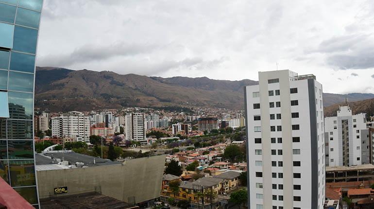 Una vista de la zona norte de la ciudad de Cochabamba. | Carlos López/Los Tiempos