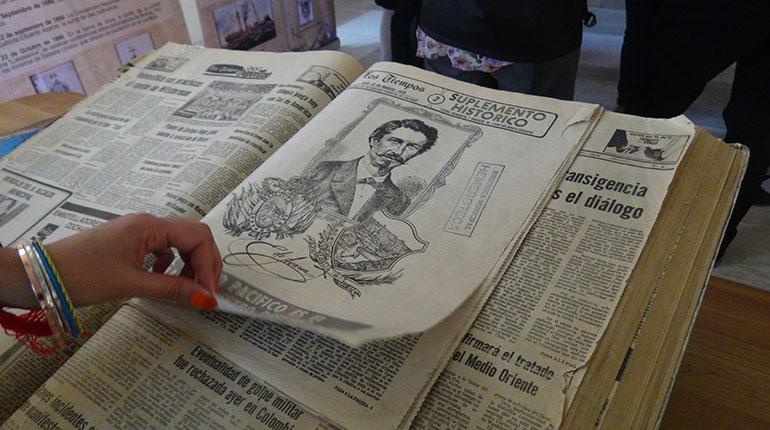 Exposición bibliográfica rememora la Guerra del Pacífico. | Foto ilustrativa | Gerardo Bravo