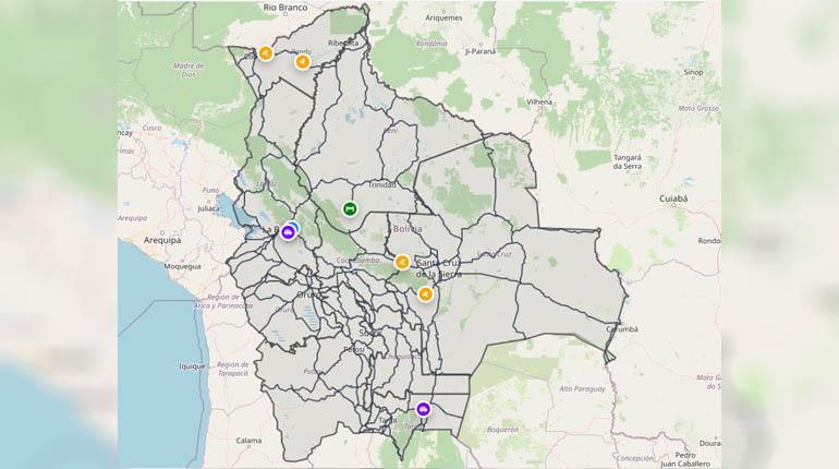Mapa de transitabilidad muestra las vías expeditas.
| Captura ABC.