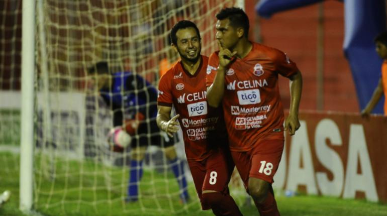 Festejo de jugadores de Guabirá. | APG