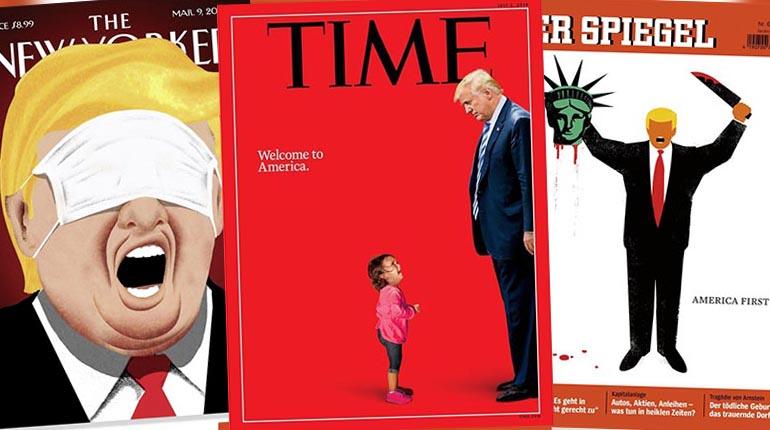 Las portadas inspiradas en las polémicas de Trump | Los Tiempos