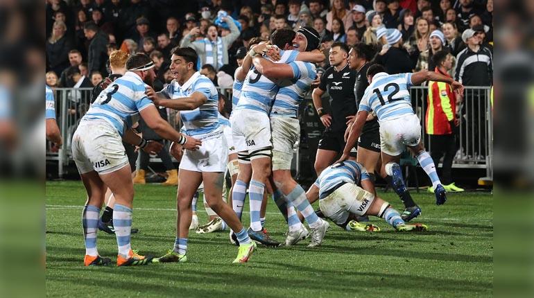 Pumas de Argentina 25-18 a 'All Blacks' en Nueva en Rugby Championship | Tiempos