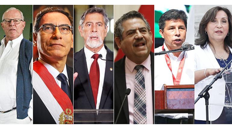 En solo seis años, Perú ha sido gobernado por seis presidentes | Los Tiempos