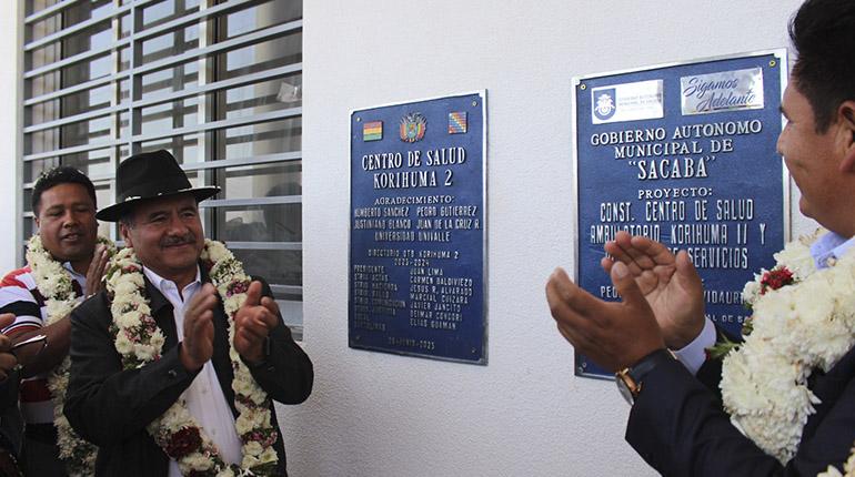 Sacaba inaugura moderno centro de salud en Korihuma II | Los Tiempos