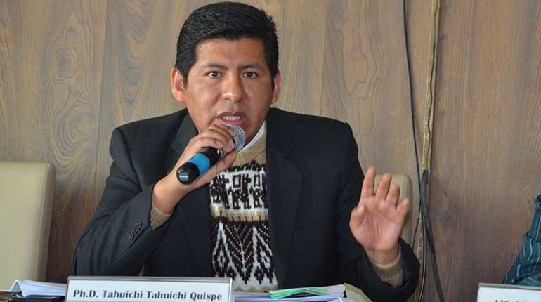 Tahuichi Tahuichi, vocal del Tribunal Supremo Electoral (TSE). | Urgente.bo.