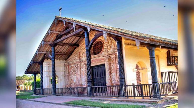 La fachada del templo de San Rafael | Misiones Jesuíticas